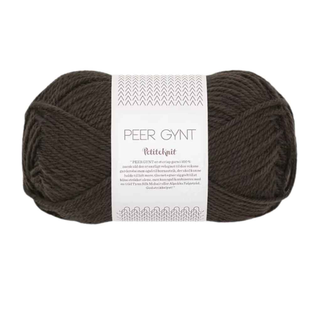 Sandnes Garn Peer Gynt PetiteKnit, Farbe 2381 coffee melange – Schurwolle bei Lieblingsgarn