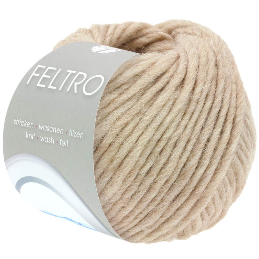 Lana Grossa 24 - Beige Lana Grossa Feltro 50g Lieblingsgarn