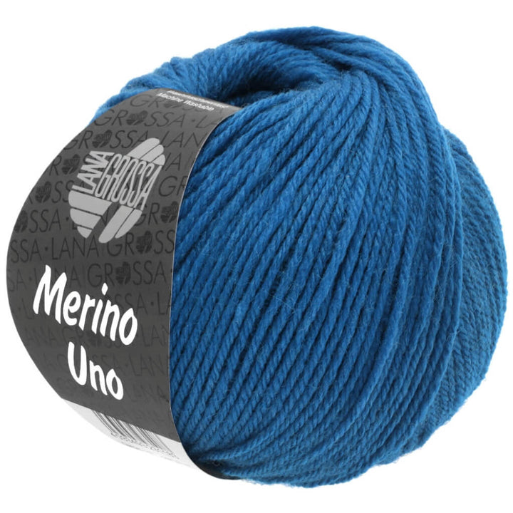 Lana Grossa Merino Uno 50 g, Farbe 24 Enzianblau – Merino bei Lieblingsgarn