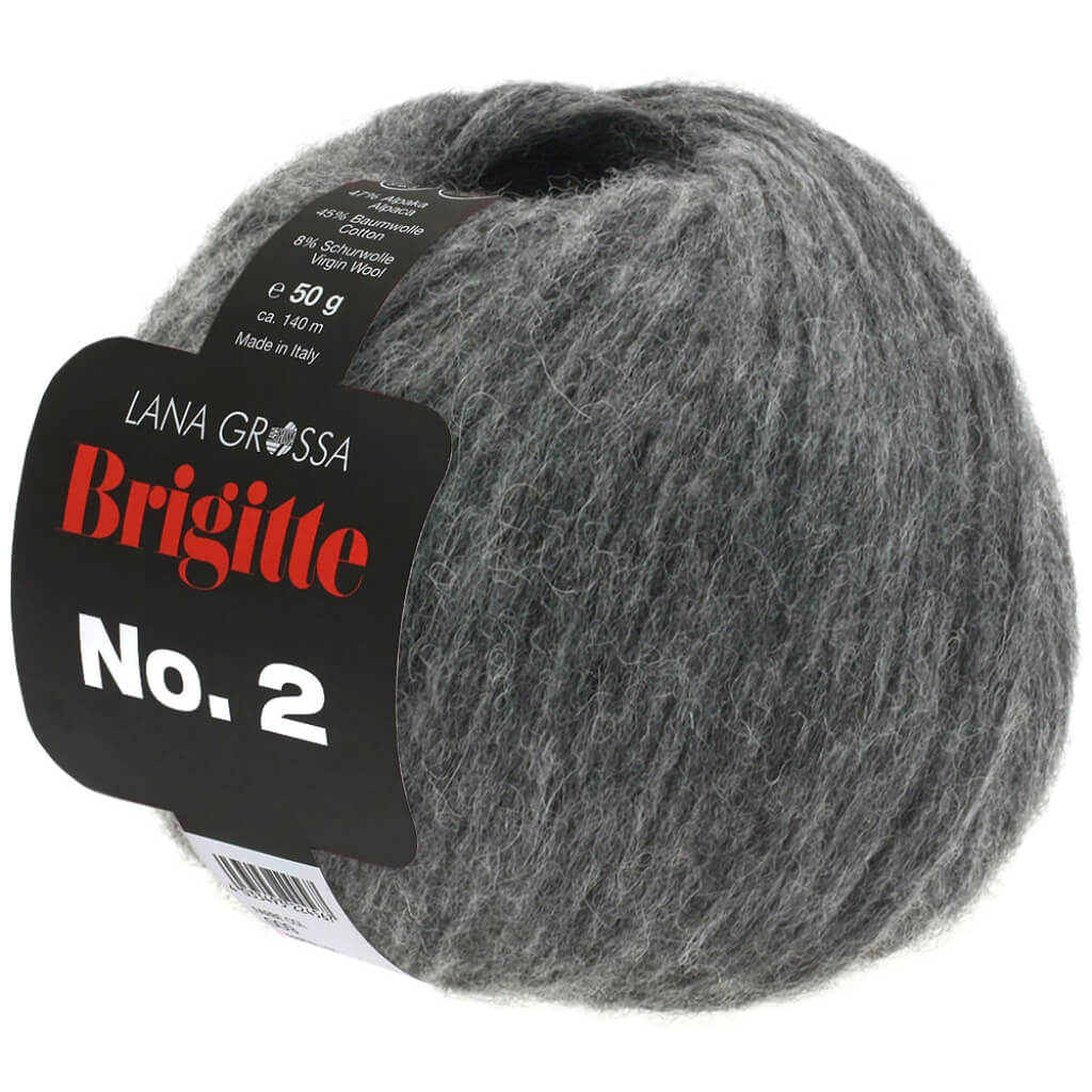 Lana Grossa 24 - Schiefer Lana Grossa Brigitte No. 2 50 g Lieblingsgarn