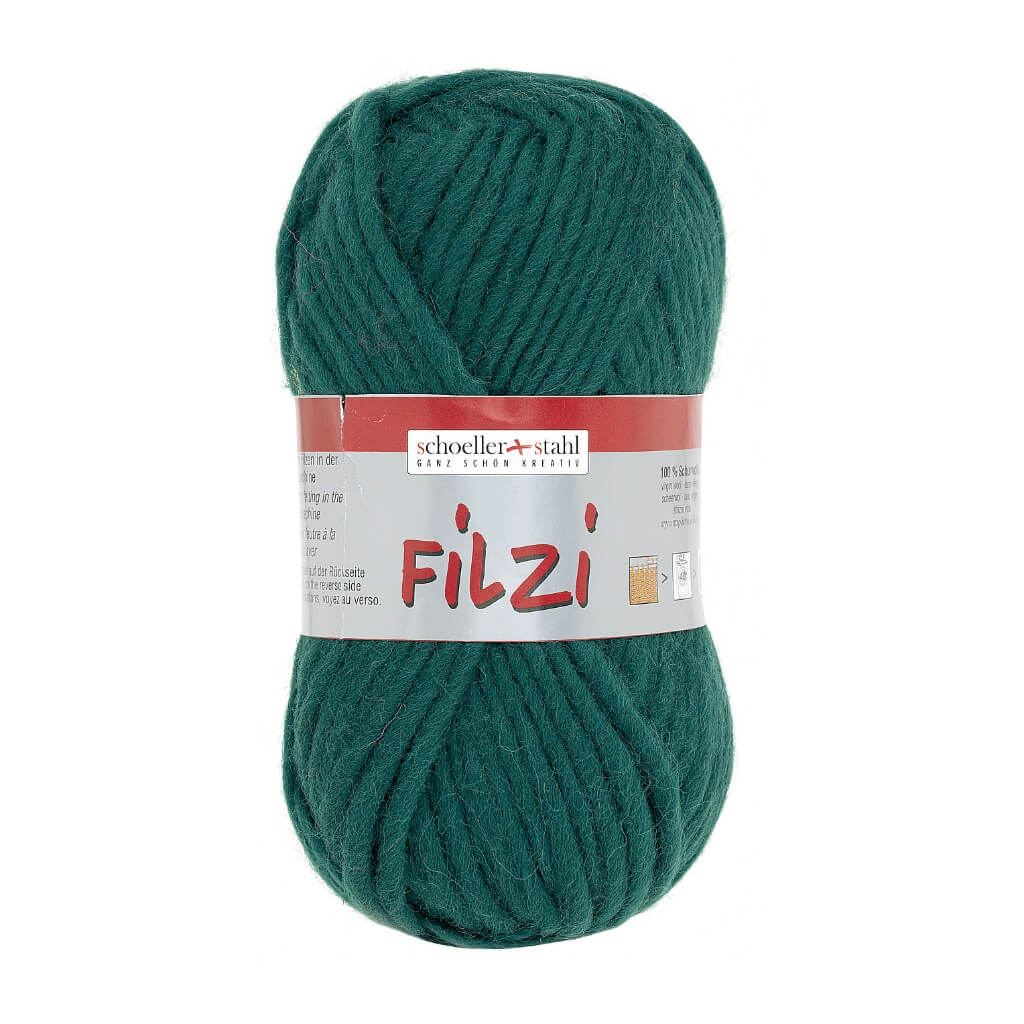 Schoeller + Stahl Schoeller+Stahl Filzi Uni 50g - Strickfilzwolle, Farbe 25 Tanne – Schurwolle bei Lieblingsgarn