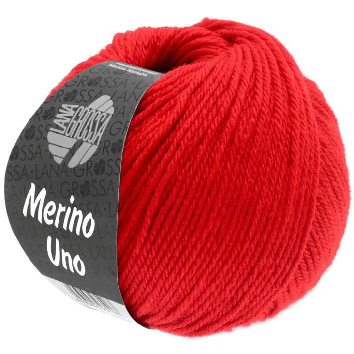 Lana Grossa Merino Uno 50 g, Farbe 26 Rot – Merino bei Lieblingsgarn
