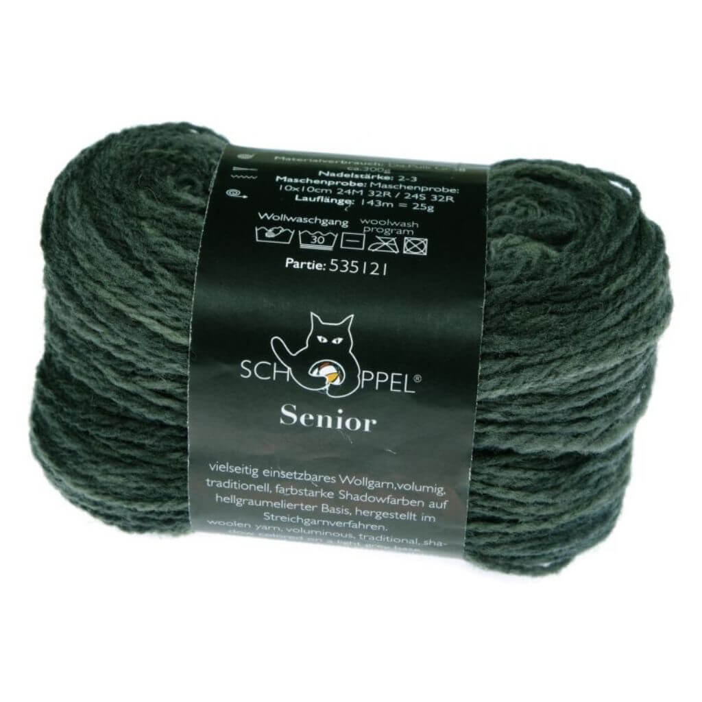 Schoppel Wolle Senior, Farbe 2612 Tannenwald Inspiration Dibadu – Schurwolle bei Lieblingsgarn