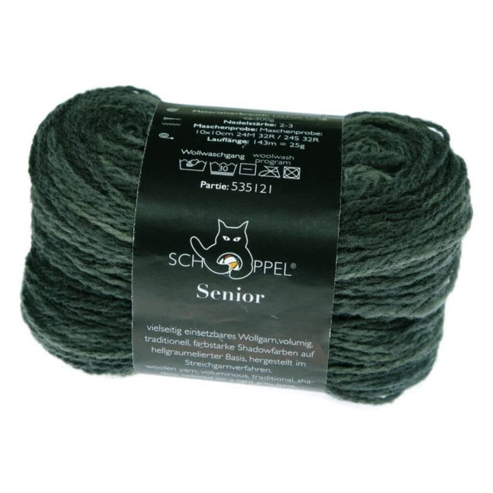 Schoppel Wolle Senior, Farbe 2612 Tannenwald Inspiration Dibadu – Schurwolle bei Lieblingsgarn