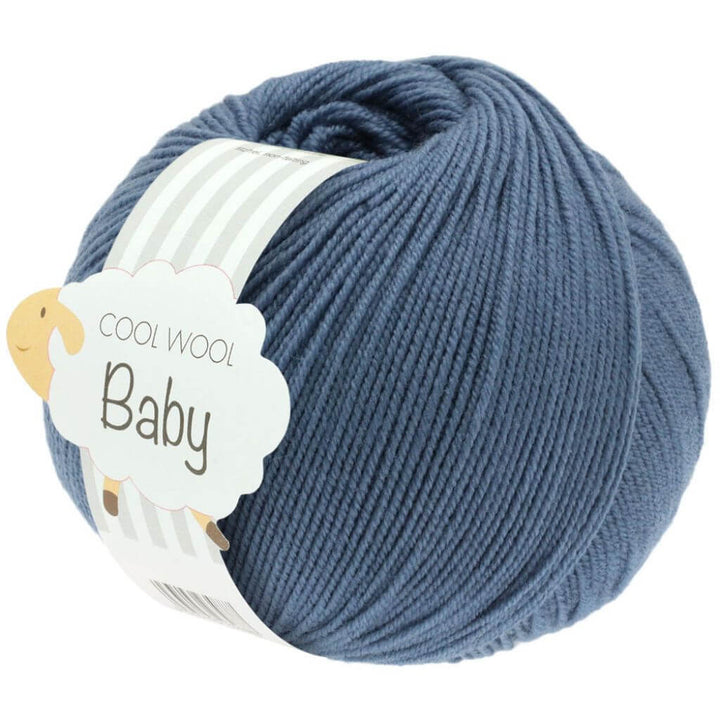 Lana Grossa 263 - Taubenblau Lana Grossa Cool Wool Baby 50 g Lieblingsgarn