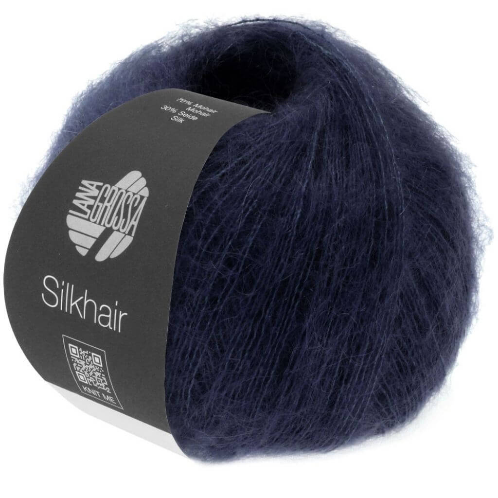 Lana Grossa 027 - Nachtblau Lana Grossa Silkhair Lieblingsgarn
