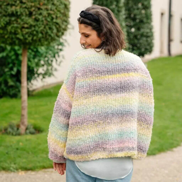 Gründl Kuscheljacke Mellow Strickanleitung – Bild 2 von 2 bei Lieblingsgarn