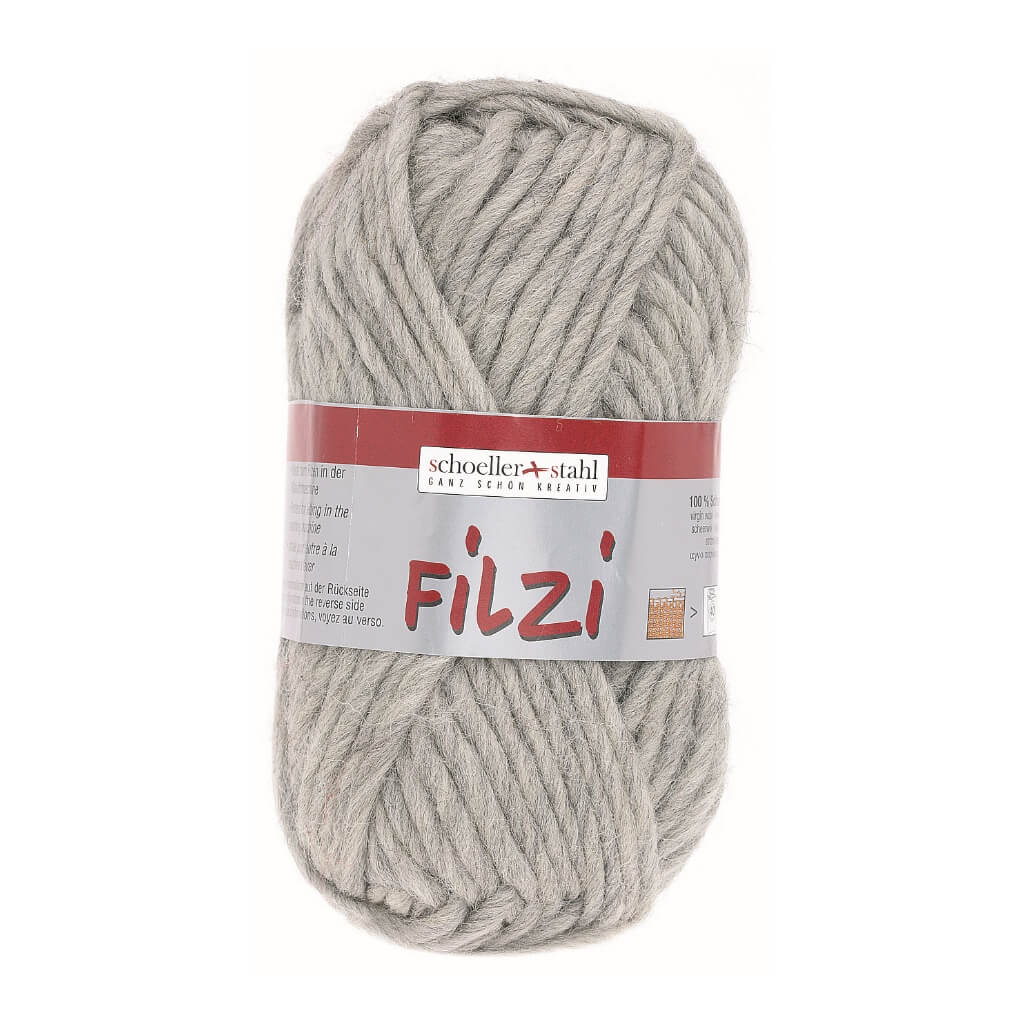 Schoeller + Stahl Schoeller+Stahl Filzi Uni 50g - Strickfilzwolle, Farbe 30 Silbermelier – Schurwolle bei Lieblingsgarn