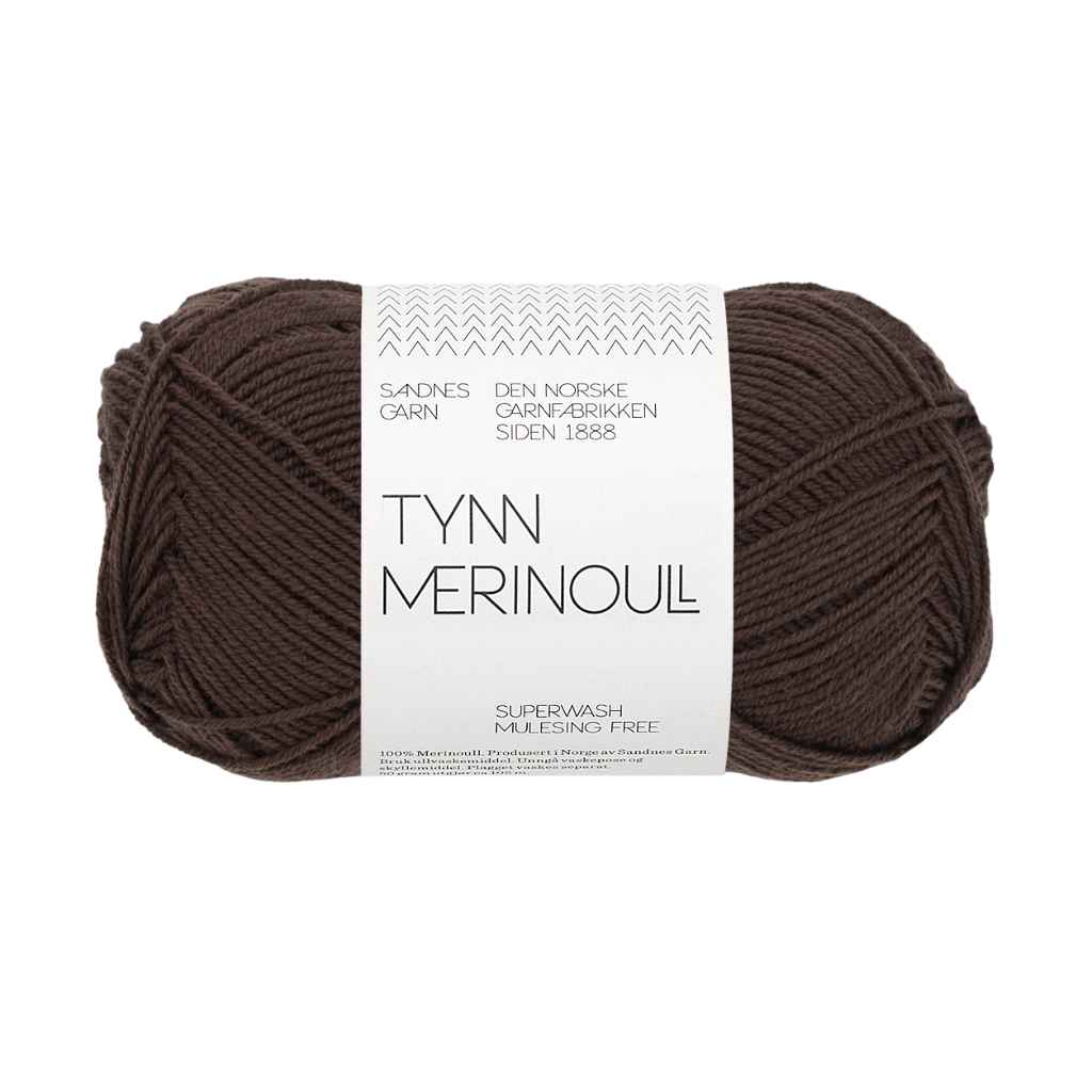 Sandnes Garn Sandnes Tynn Merinoull, Farbe 3081 dark brown – Merino bei Lieblingsgarn