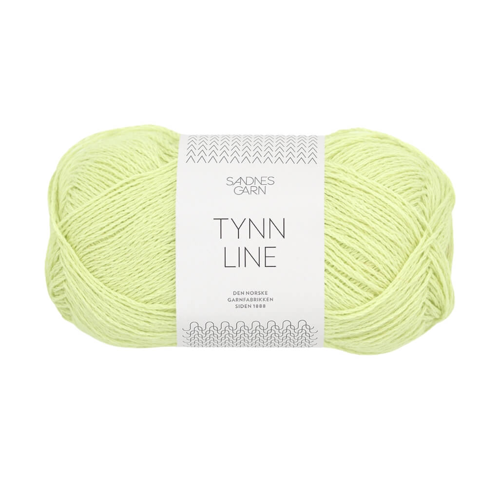 Sandnes Garn Tynn Line, Farbe 9312 bright lime – Baumwolle, Leinen und Viskose bei Lieblingsgarn