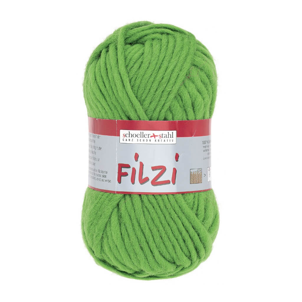 Schoeller + Stahl Schoeller+Stahl Filzi Uni 50g - Strickfilzwolle, Farbe 33 Gras – Schurwolle bei Lieblingsgarn