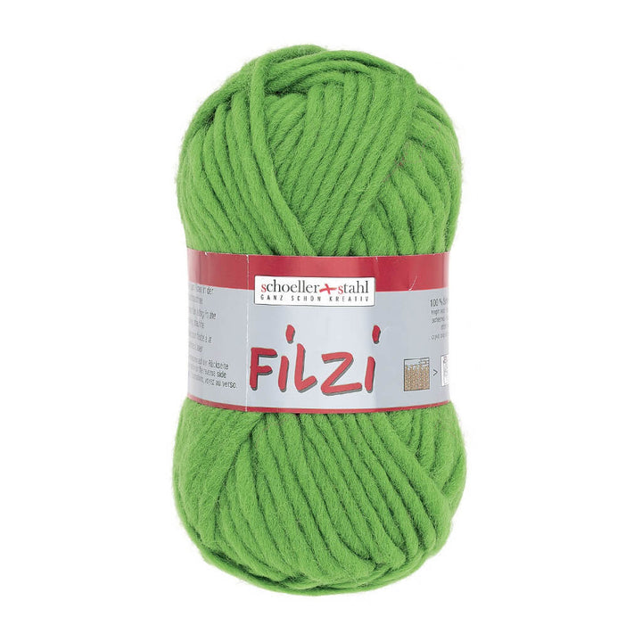 Schoeller + Stahl Schoeller+Stahl Filzi Uni 50g - Strickfilzwolle, Farbe 33 Gras – Schurwolle bei Lieblingsgarn