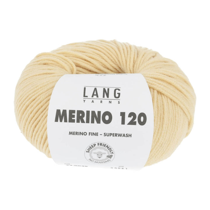 Lang Yarns 34.0049 - Hellgelb Lang Yarns Merino 120 Lieblingsgarn