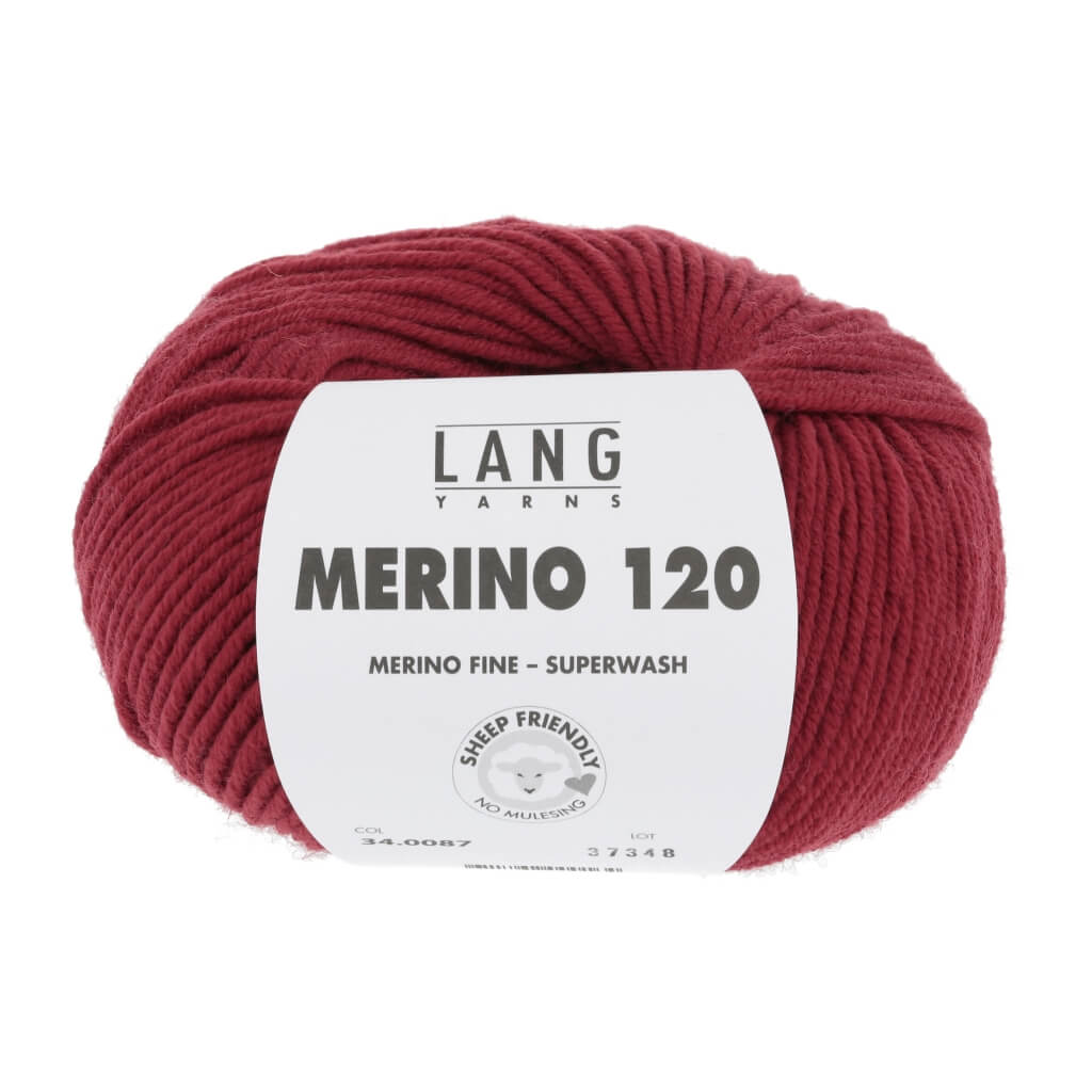 Lang Yarns 34.0087 - Chianti Lang Yarns Merino 120 Lieblingsgarn
