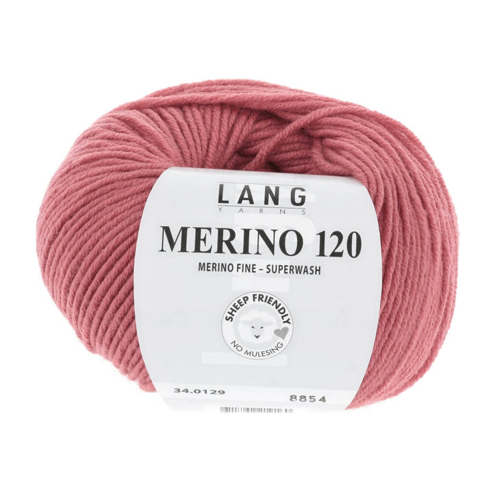 Lang Yarns 34.0129 - Melone Lang Yarns Merino 120 Lieblingsgarn