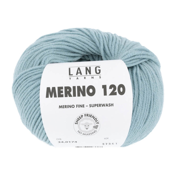 Lang Yarns 34.0174 - Mint Dunkel Lang Yarns Merino 120 Lieblingsgarn