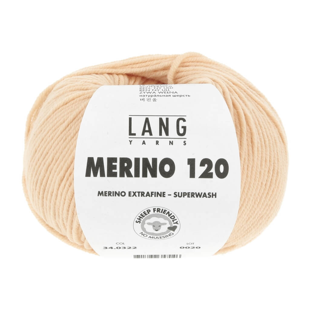Lang Yarns 322 - Sand Lang Yarns Merino 120 Lieblingsgarn