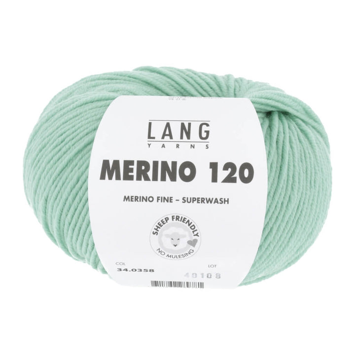 Lang Yarns 34.0358 - Pistache Lang Yarns Merino 120 Lieblingsgarn