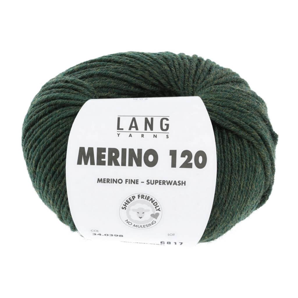 Lang Yarns 34.0398 - Olive Chante Claire Lang Yarns Merino 120 Lieblingsgarn