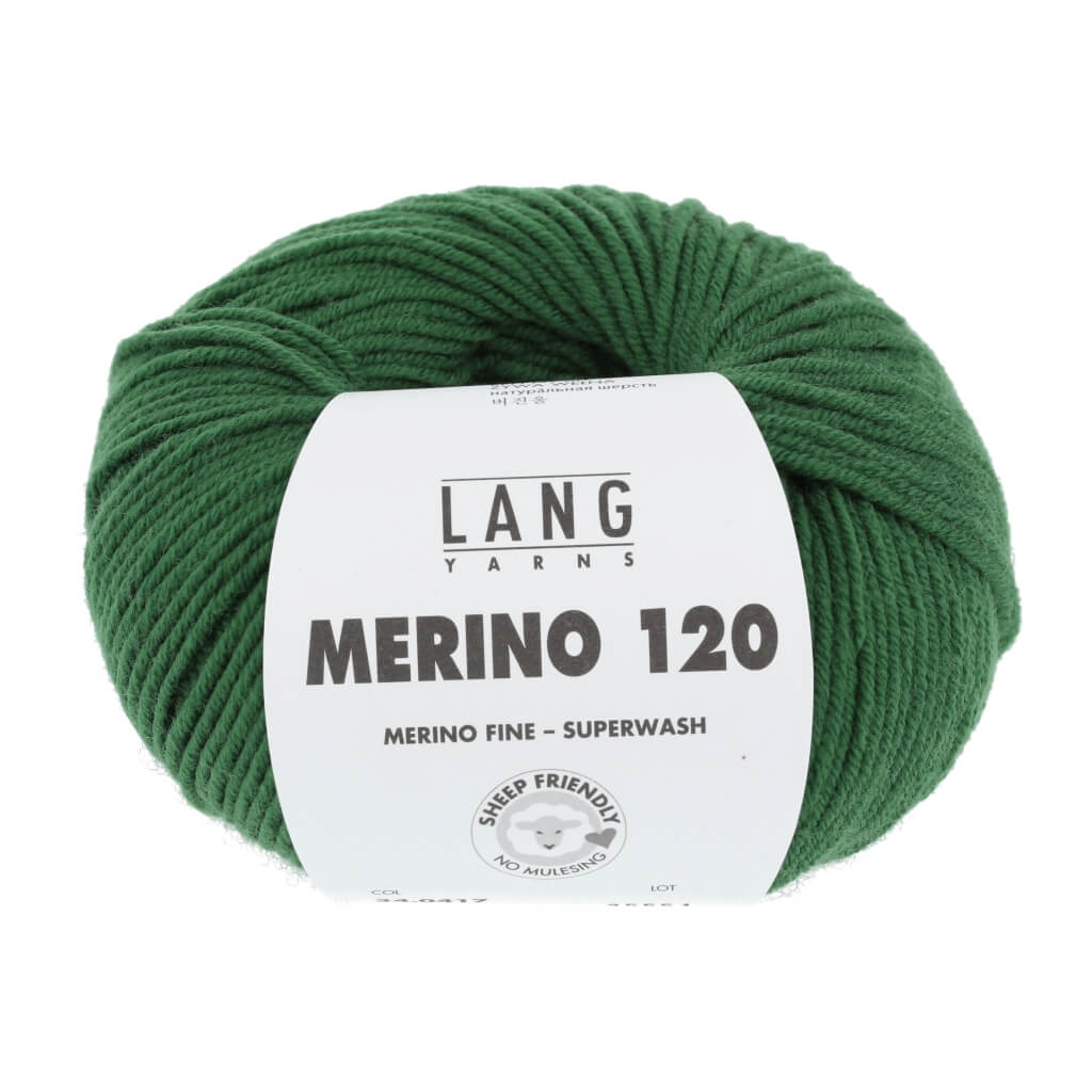 Lang Yarns 34.0417 - Grün Lang Yarns Merino 120 Lieblingsgarn