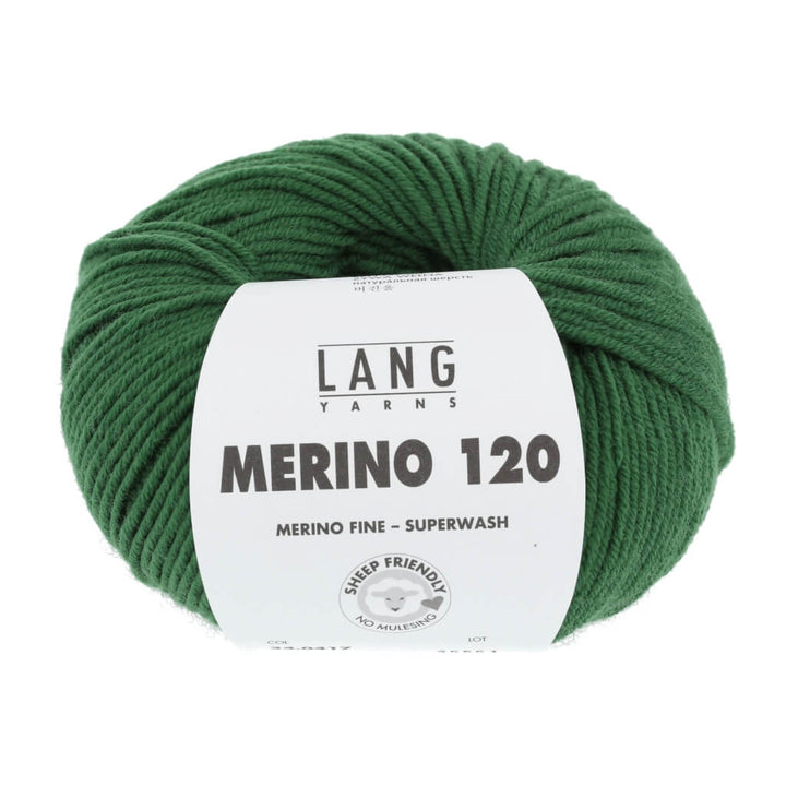 Lang Yarns 34.0417 - Grün Lang Yarns Merino 120 Lieblingsgarn