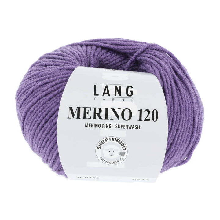 Lang Yarns 34.0446 - Lila Lang Yarns Merino 120 Lieblingsgarn