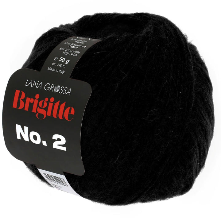 Lana Grossa 36 - schwarz Lana Grossa Brigitte No. 2 50 g Lieblingsgarn