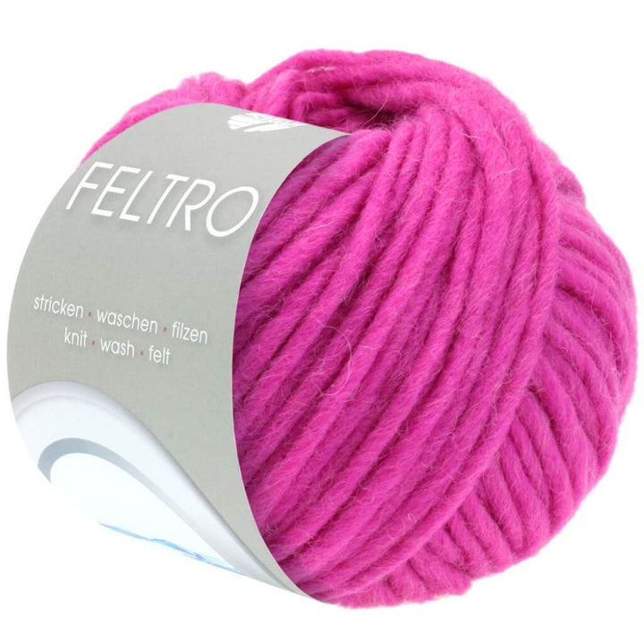 Lana Grossa 38 - Pink Lana Grossa Feltro 50g Lieblingsgarn