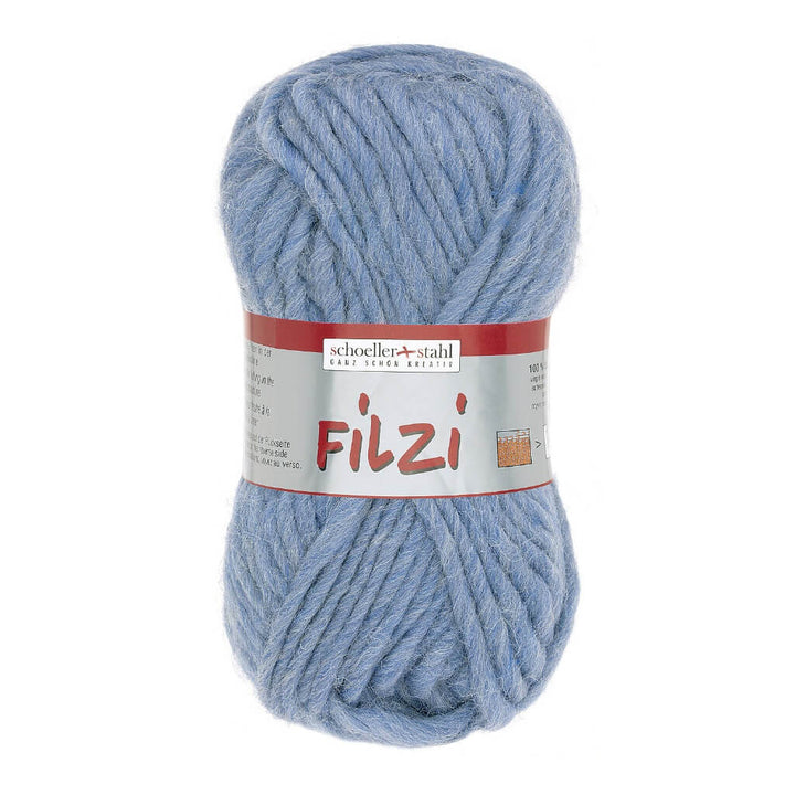 Schoeller + Stahl Schoeller+Stahl Filzi Uni 50g - Strickfilzwolle, Farbe 38 Jeans Mel. – Schurwolle bei Lieblingsgarn