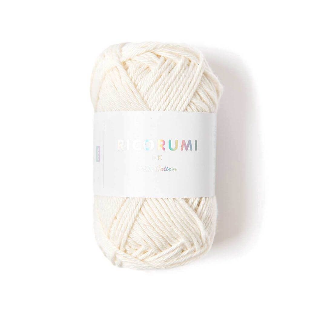 Rico Design Creative Ricorumi DK, Farbe 002 Creme – Baumwolle bei Lieblingsgarn