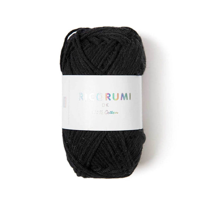 Rico Design Creative Ricorumi DK, Farbe 060 Schwarz – Baumwolle bei Lieblingsgarn