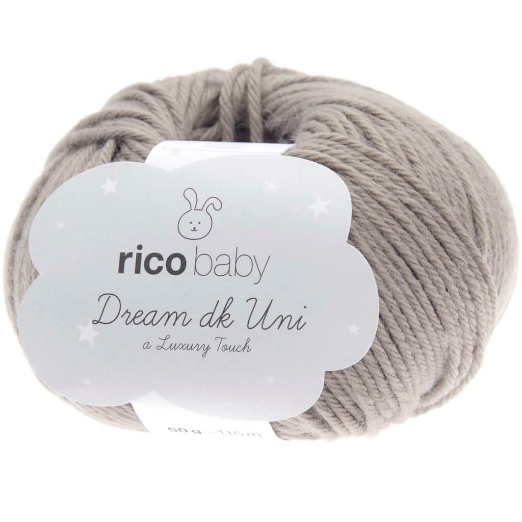 Rico Design Baby Dream Uni DK, Farbe 26 taupe – Acryl und Polyamid bei Lieblingsgarn