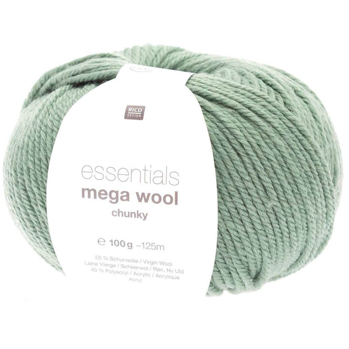 Rico Design Essentials Mega Wool Chunky 100g, Farbe 026 Patina – Acryl und Schurwolle bei Lieblingsgarn