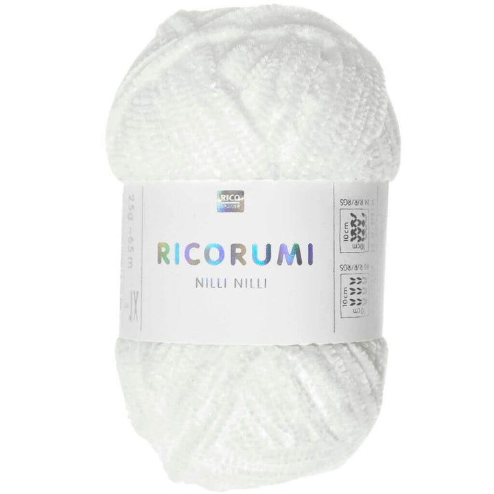 Rico Design Ricorumi Nilli Nilli, Farbe 001 Weiß – Synthetik bei Lieblingsgarn