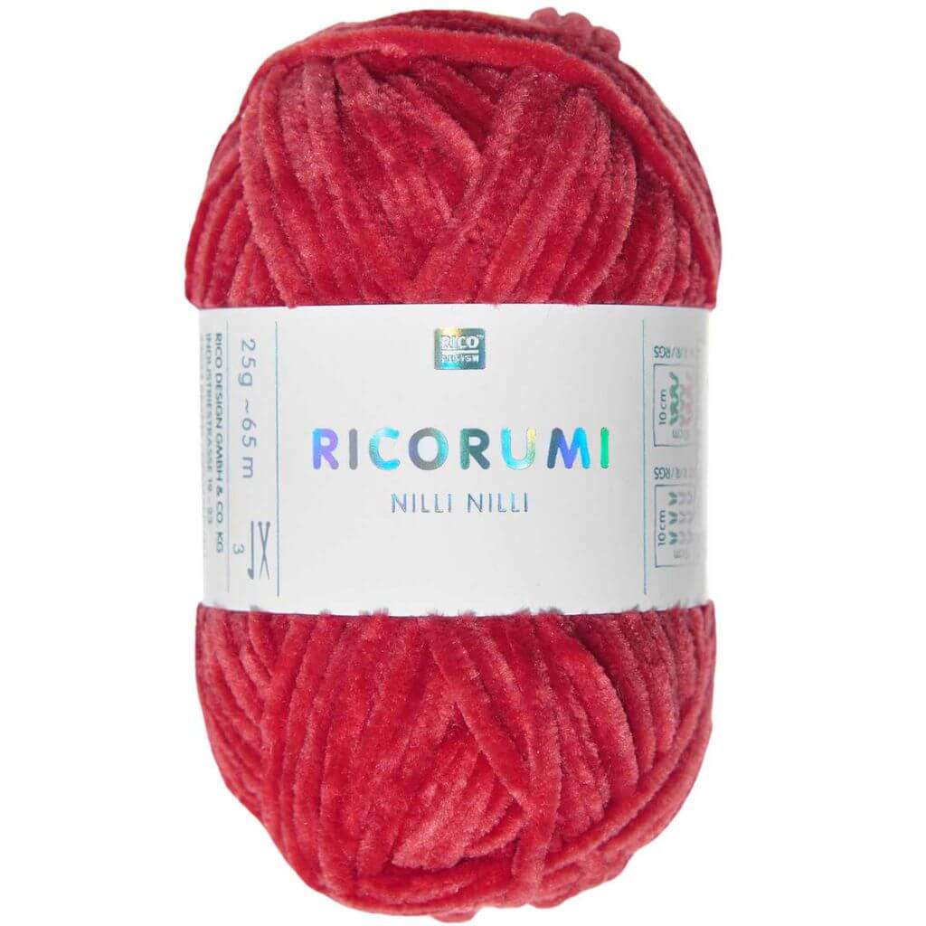 Rico Design Ricorumi Nilli Nilli, Farbe 009 Rot – Synthetik bei Lieblingsgarn