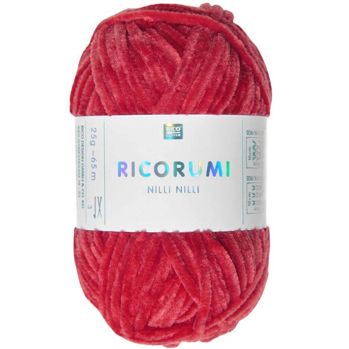 Rico Design Ricorumi Nilli Nilli, Farbe 009 Rot – Synthetik bei Lieblingsgarn