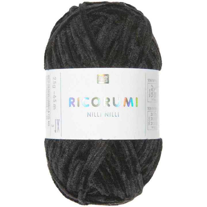 Rico Design Ricorumi Nilli Nilli, Farbe 027 Schwarz – Synthetik bei Lieblingsgarn