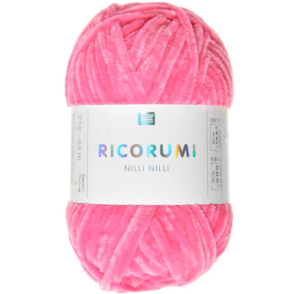 Rico Design Ricorumi Nilli Nilli, Farbe 028 Neon Pink – Synthetik bei Lieblingsgarn