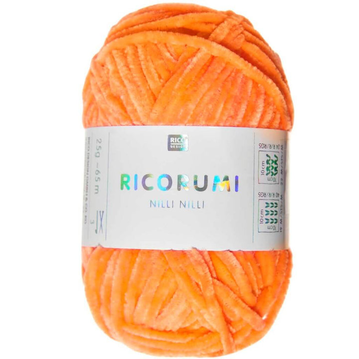 Rico Design Ricorumi Nilli Nilli, Farbe 029 Neon Orange – Synthetik bei Lieblingsgarn