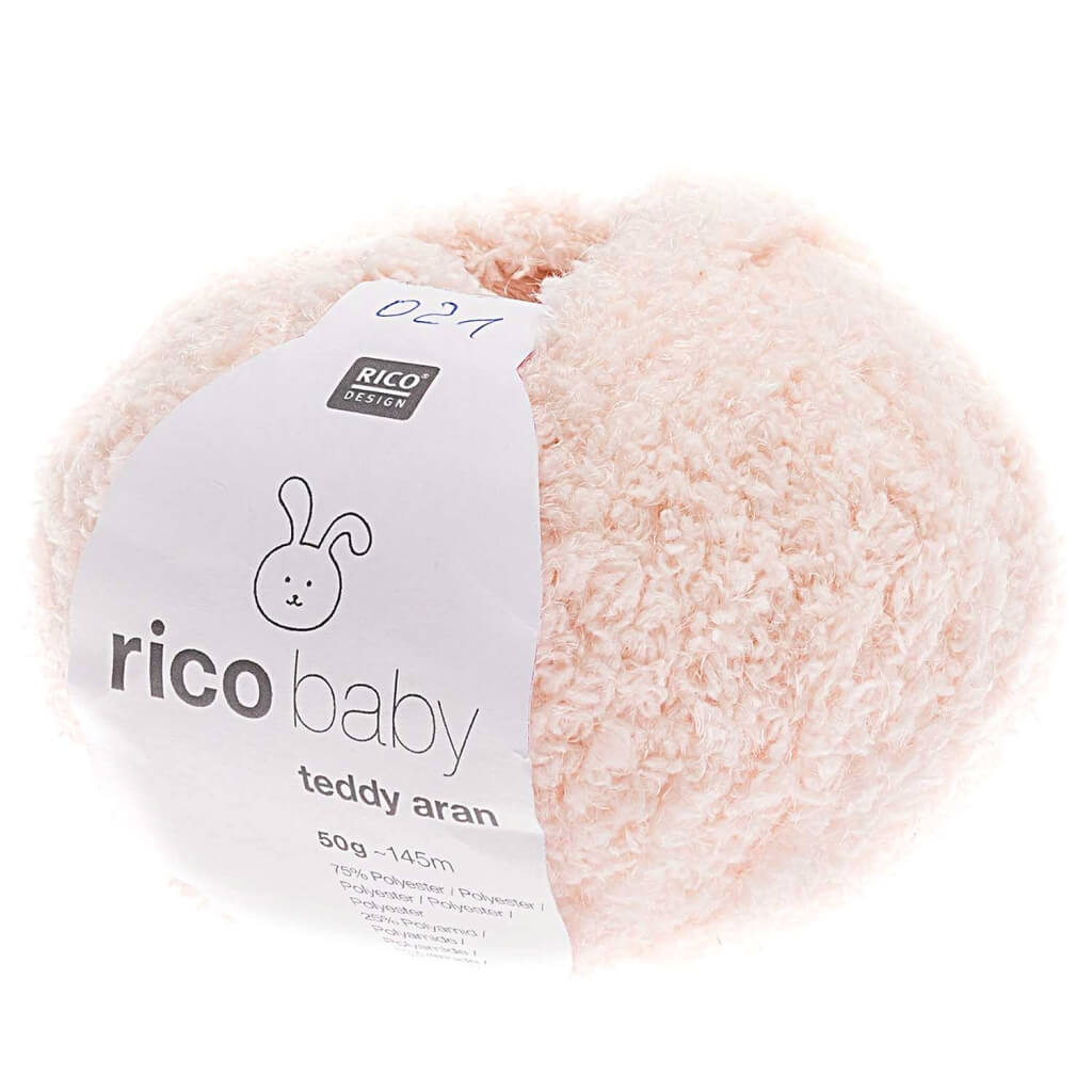 Rico Design 024 - Dunkelgrau Rico Design Baby Teddy Aran 50 g Lieblingsgarn