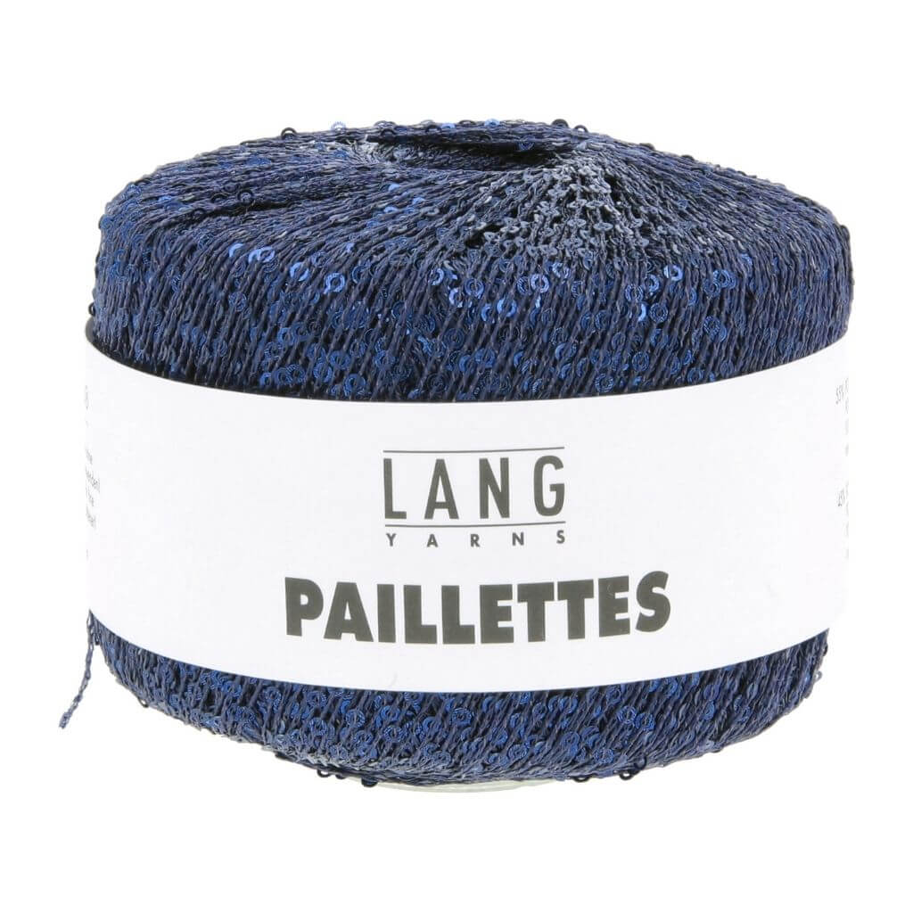 Lang Yarns 010 - Stahlblau Lang Yarns Paillettes Lieblingsgarn