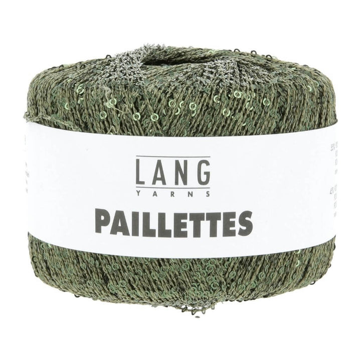 Lang Yarns 099 - Krokodilgrün Lang Yarns Paillettes Lieblingsgarn