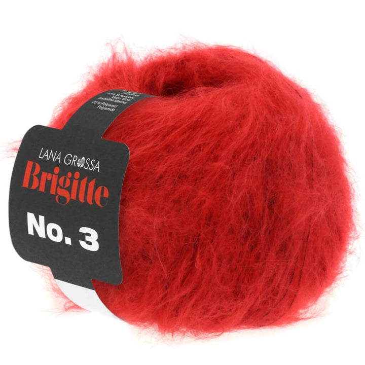 Lana Grossa Brigitte No. 3, Farbe 4 Rot – Merino, Mohair und Polyamid bei Lieblingsgarn