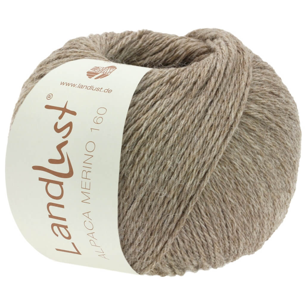 Lana Grossa Landlust Alpaka Merino 160 50 g, Farbe 404 Taupe – Alpaka und Merino bei Lieblingsgarn
