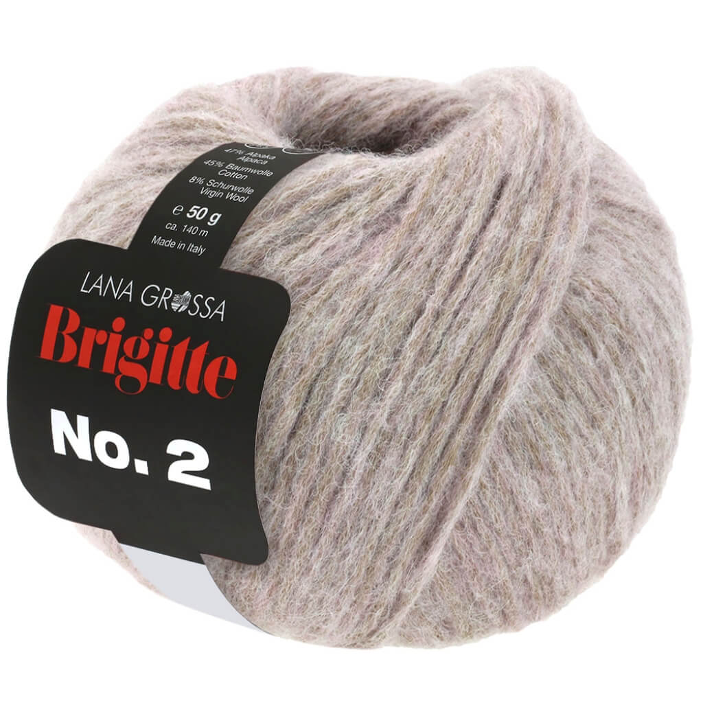 Lana Grossa 41 - Rosabeige Lana Grossa Brigitte No. 2 50 g Lieblingsgarn