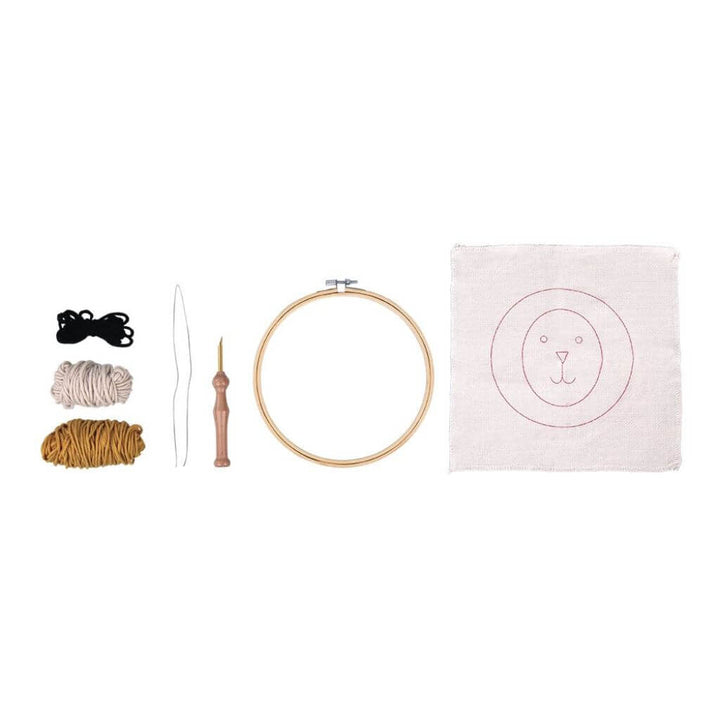Rayher Punch Needle Set Lion bei bei bei bei Lieblingsgarn