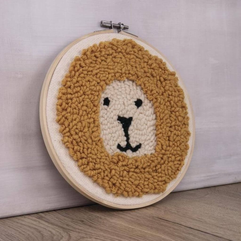 Rayher Punch Needle Set Lion bei bei bei bei Lieblingsgarn