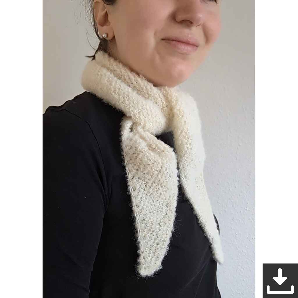 Eviknitwear Pattern Tuch No Gauge Scarf Strickanleitung - eviknitwear (PDF) bei bei bei bei bei bei bei bei Lieblingsgarn
