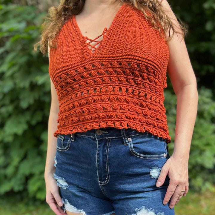 Alhats Designs Pattern Top Neckholder Cami Häkelanleitung - alhats designs (PDF) bei bei bei bei bei bei bei Lieblingsgarn