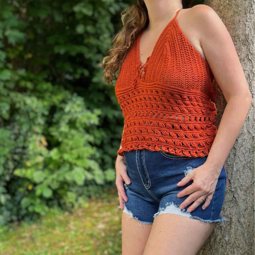 Alhats Designs Pattern Top Neckholder Cami Häkelanleitung - alhats designs (PDF) bei bei bei bei bei bei bei Lieblingsgarn